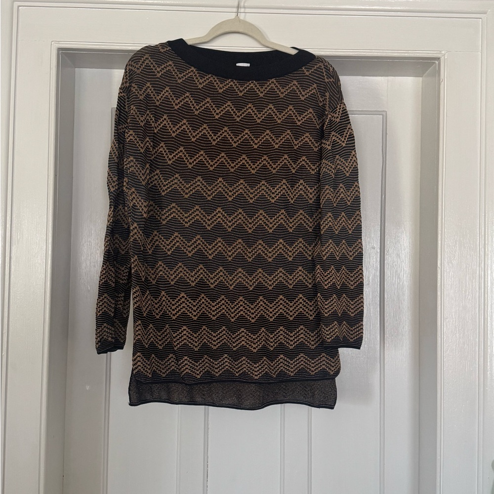 Black and Gold Missoni Sweater
